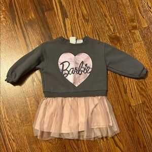 Barbie Gray and Pink Tulle Dress